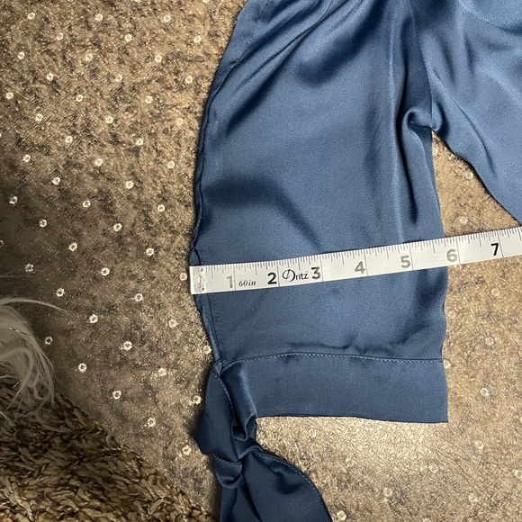 H&M Blue Satin Blouse - Picture 8 of 8